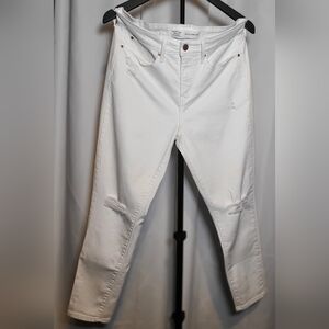 Signature by Levi Strauss White Skinny Crop Jeans